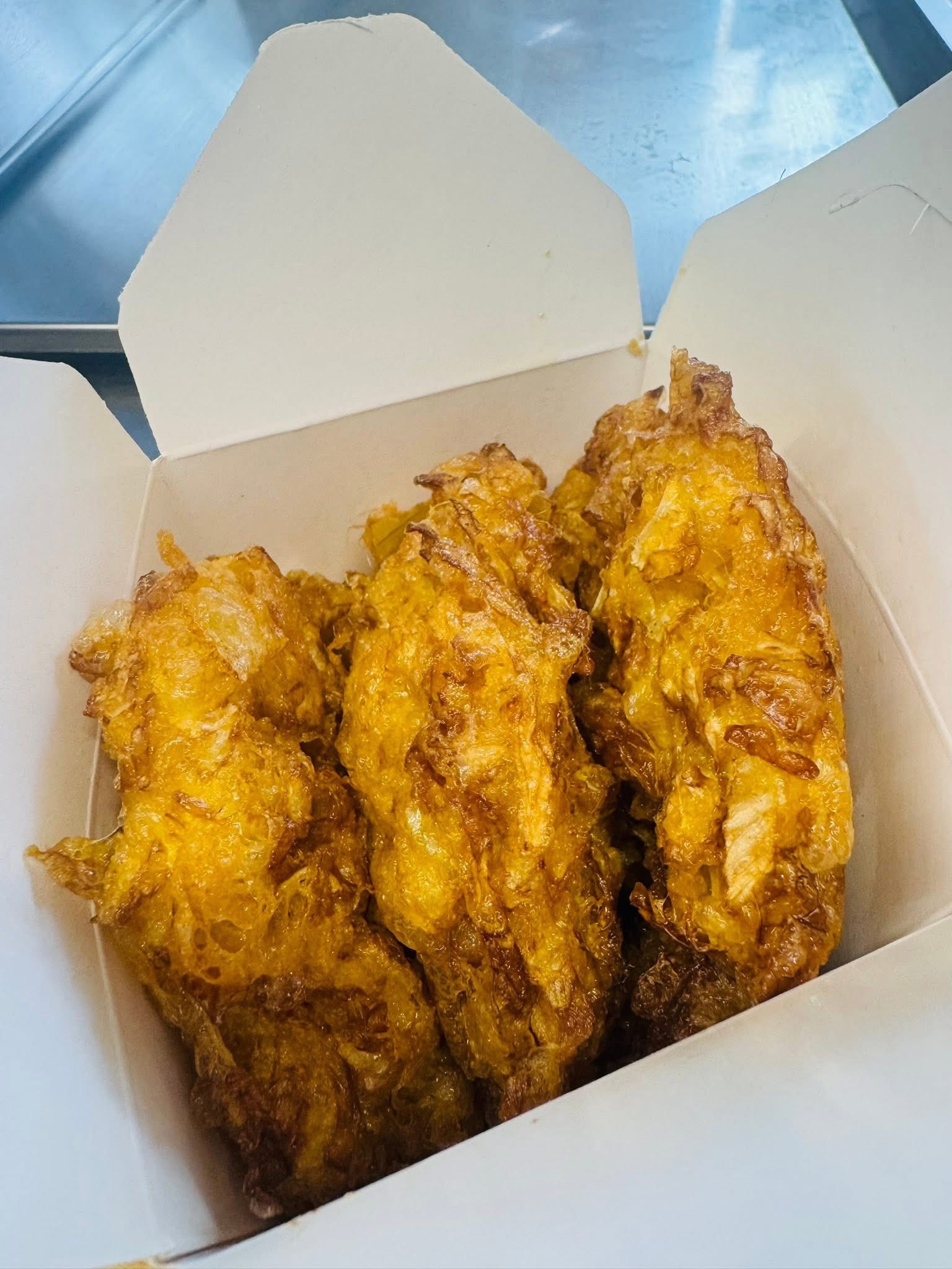 egg foo young close up